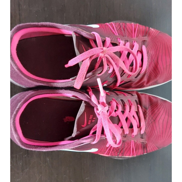 Nike Free TR 6 Pink Athletic Training Shoes Sneakers Womens Size 9 - Picture 5 of 8
